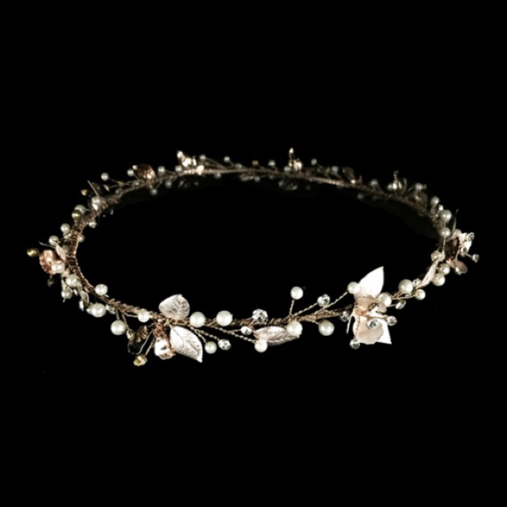 Rose Gold Wedding Halo